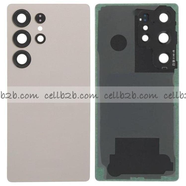 Tapa Trasera para Samsung S25 Ultra 5G S938B Titanio Gris CON LENTE