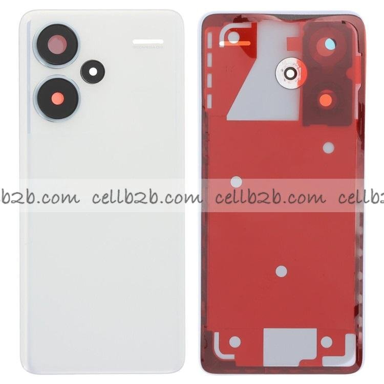 Tapa Trasera Xiaomi Redmi Note 13 Pro Plus 5G Blanca Original CON LENTE