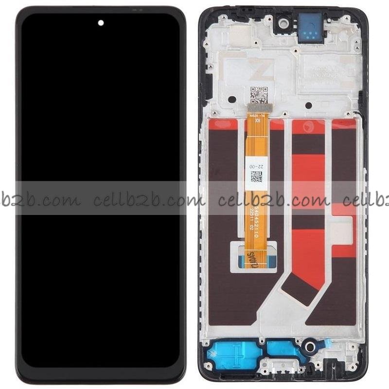 Original Nueva Pantalla OPPO A79 5G Negro CON MARCO Completa LCD+Táctil