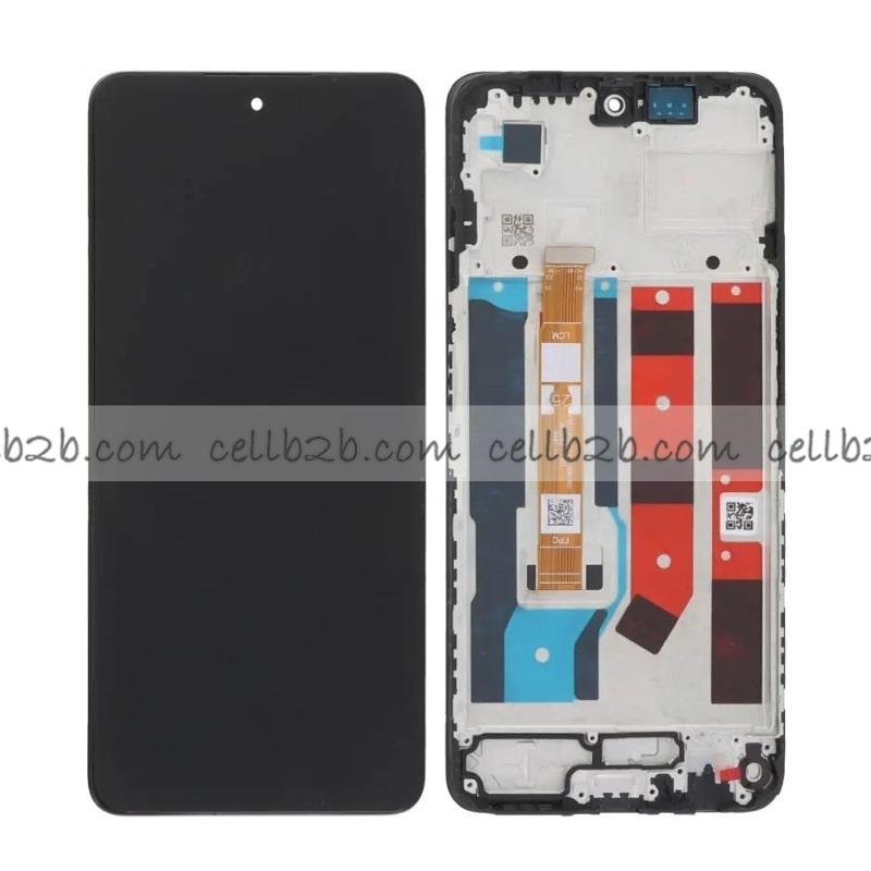 Original Pantalla OPPO A80 5G Negro CON MARCO Completa LCD+Táctil