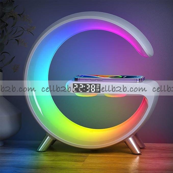 G11 15W Altavoz con Luz LED Multicolores con Cargador Inalámbrico para Móvil