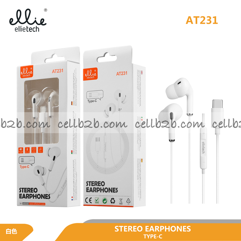 Ellietech AT231 Auriculares Tipo C