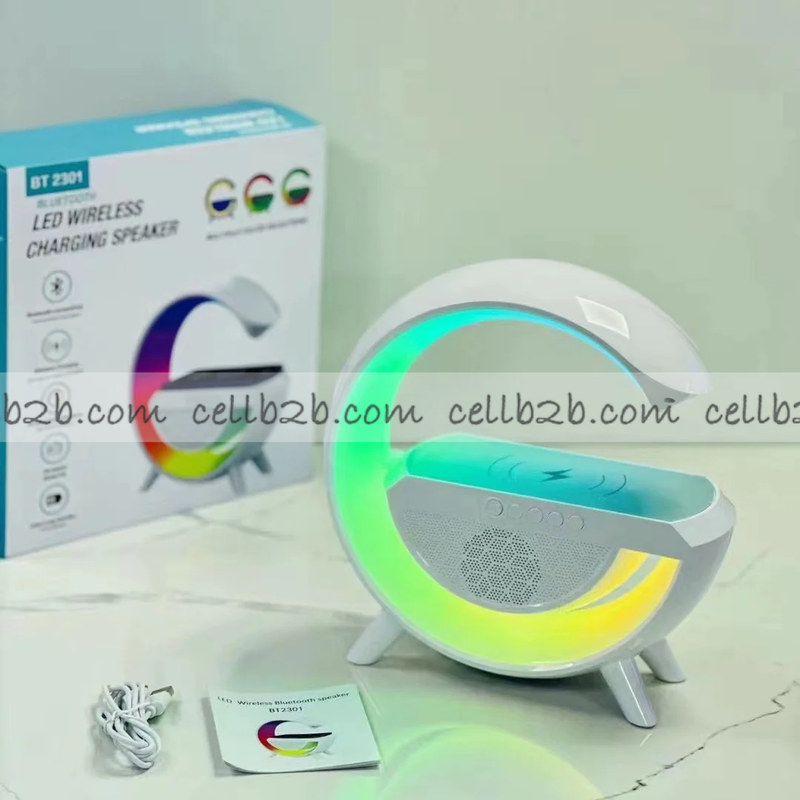 BT-2301 Altavoz con Carga Inalámbrica con Luz LED