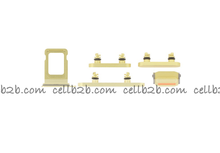 Botones Lateral con SIM para iPhone 14 Plus Amarillo