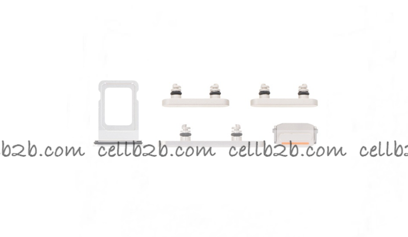 Botones Lateral con SIM para iPhone 14 Plus Blanco