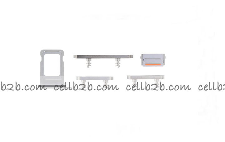 Botones Lateral con SIM para iPhone 14 Pro / 14 Pro Max Blanco