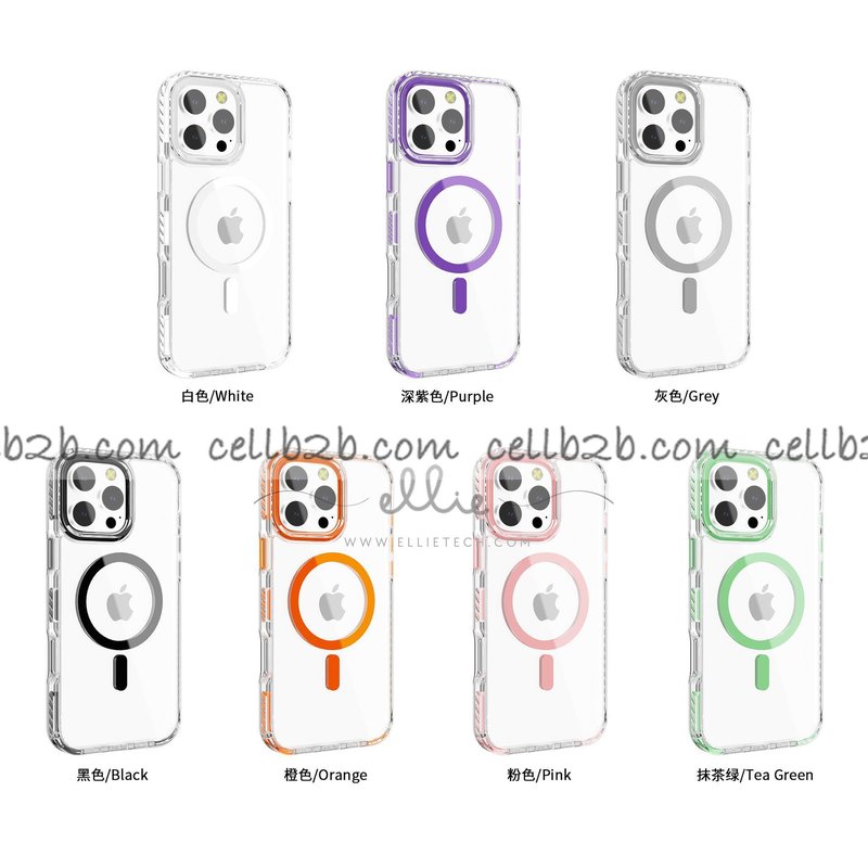 Funda Magsafe Transparente Antiarañazos C2 para iPhone 17 Pro