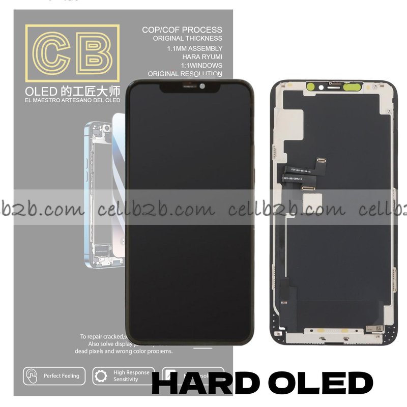 Pantalla « CB HARD OLED » iPhone 11 Pro Max control IC Reemplazable LCD+TACTIL Completo