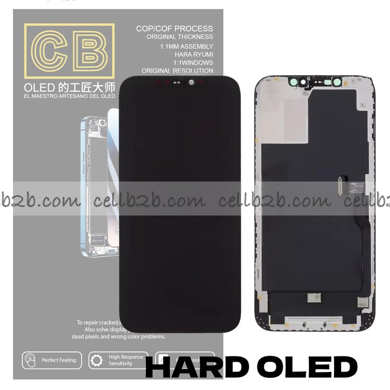Pantalla « CB HARD OLED » iPhone 12 Pro Max control IC Reemplazable LCD+TACTIL Completo