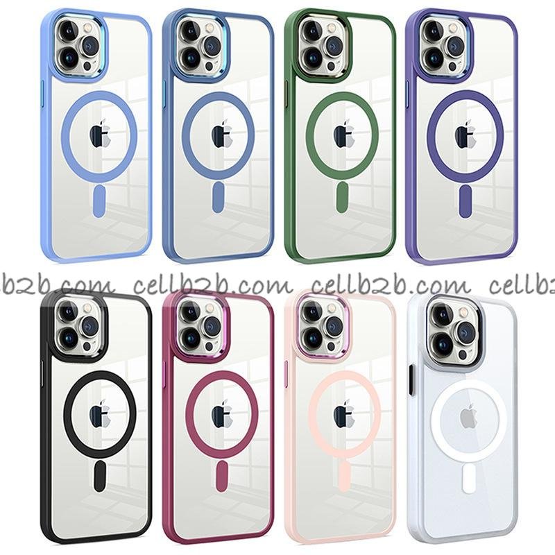 Funda Cromado Con Magsafe Para iPhone 15 Plus 6.7