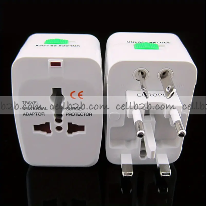 CU105 Adaptador de Viaje Universal Con 2 Puertos USB  6A 250V