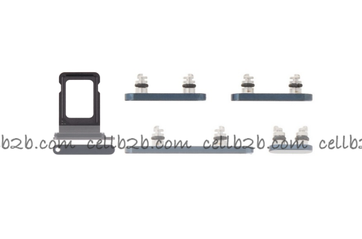 Botones Lateral con SIM para iPhone 15 Pro / 15 Pro Max Azul