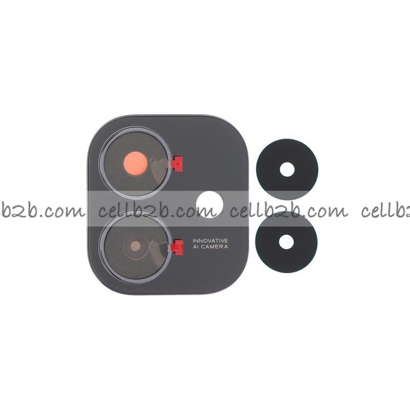 Cristal Camara + Marco para OPPO A40M / A3 4G Negro
