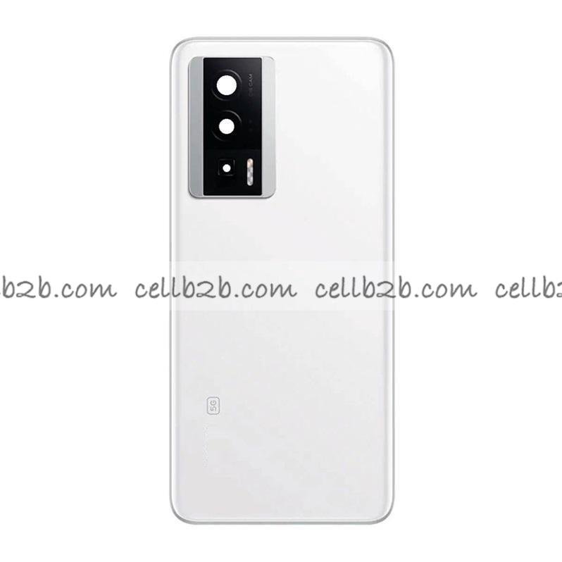 Tapa Trasera para Xiaomi Poco F5 Pro 5G Blanca CON LENTE