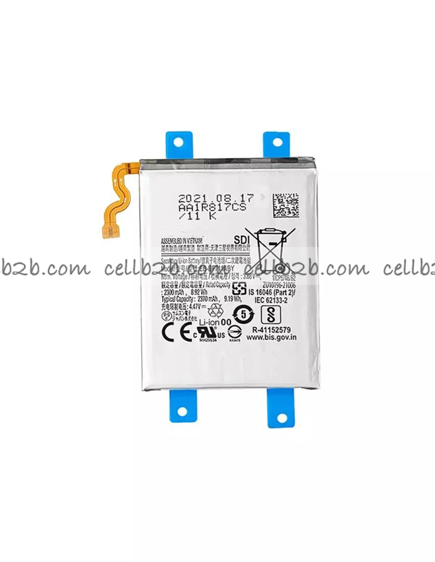 Batería EB-BF711ABY EB-BF712ABY Set 2 Piezas para Samsung Galaxy Z Flip 3 F711B