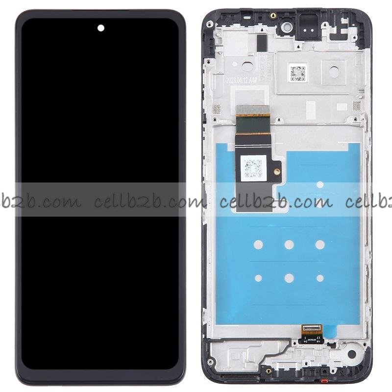 Original Pantalla Motorola Moto G13 (XT2331 XT2331-2) Negra con Marco Completa LCD+Táctil