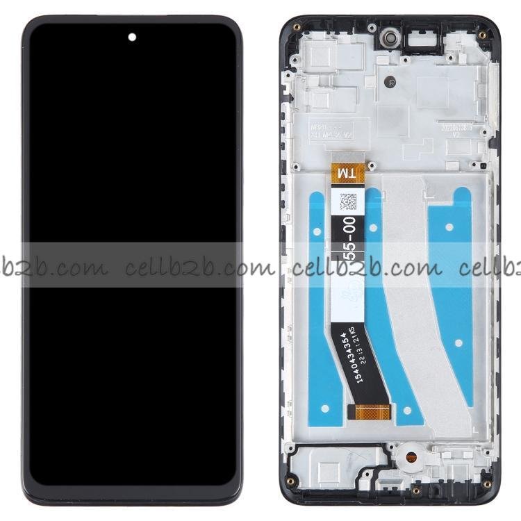 Original Pantalla Motorola Moto G32 (XT2235) Negra con Marco Completa LCD+Táctil