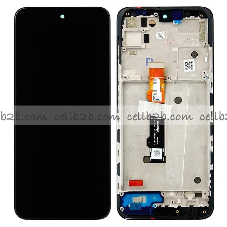 Original Pantalla Motorola Moto G71 5G (XT2169) Negra con Marco Completa LCD+Táctil