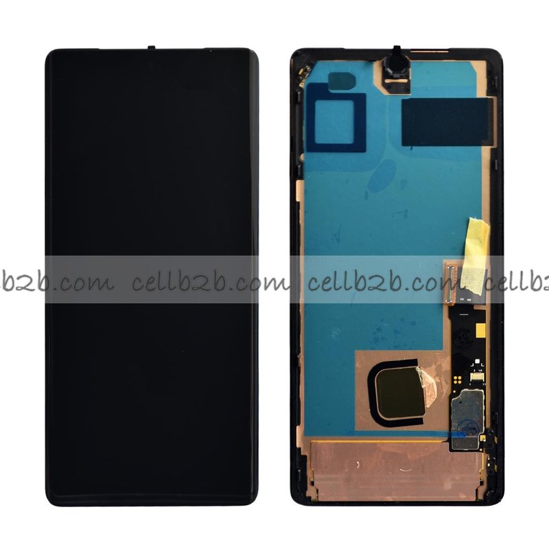 Original Pantalla Google Pixel 7 Pro Negra con Marco LCD+Táctil VERSION SAMSUNG (Sin Huella)
