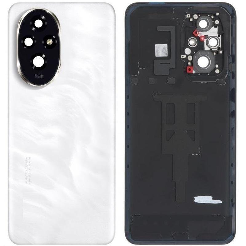 Tapa Trasera para Huawei Honor 200 5G Blanca CON LENTE
