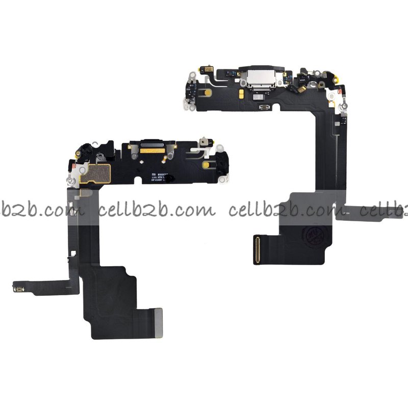 Flex de Carga para iPhone 15 Pro Negro Original Desmontaje