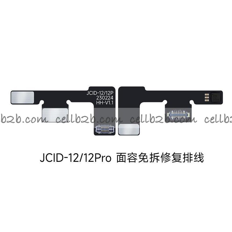 JCID Face ID FPC de Reparación sin Remoción (se puede conectar directamente sin desmontar) para iPhone 12 / 12 Pro
