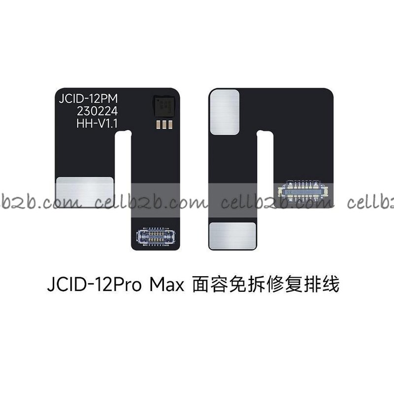 JCID Face ID FPC de Reparación sin Remoción (se puede conectar directamente sin desmontar) para iPhone 12 Pro Max