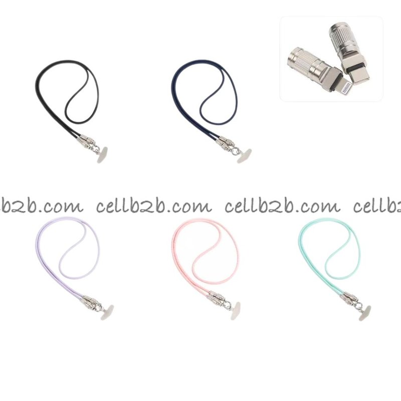 Ellietech Cuerda Larga con Cable de Datos Tipo C a Lightning
