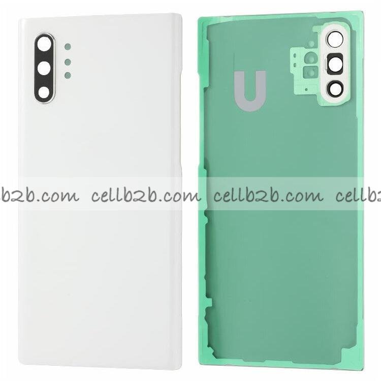 Tapa Trasera Samsung SM-N975 GALAXY Note 10 Plus Blanca Material Original CON LENTE