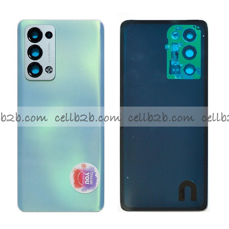 Tapa Trasera para OPPO Reno 6 Pro 5G (Snapdragon) Azul CON LENTE