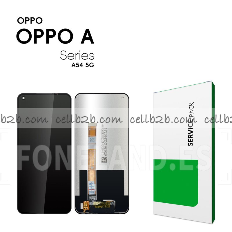 Original Pantalla OPPO A54 5G / A74 5G Negra CON MARCO Completa LCD+Tactil