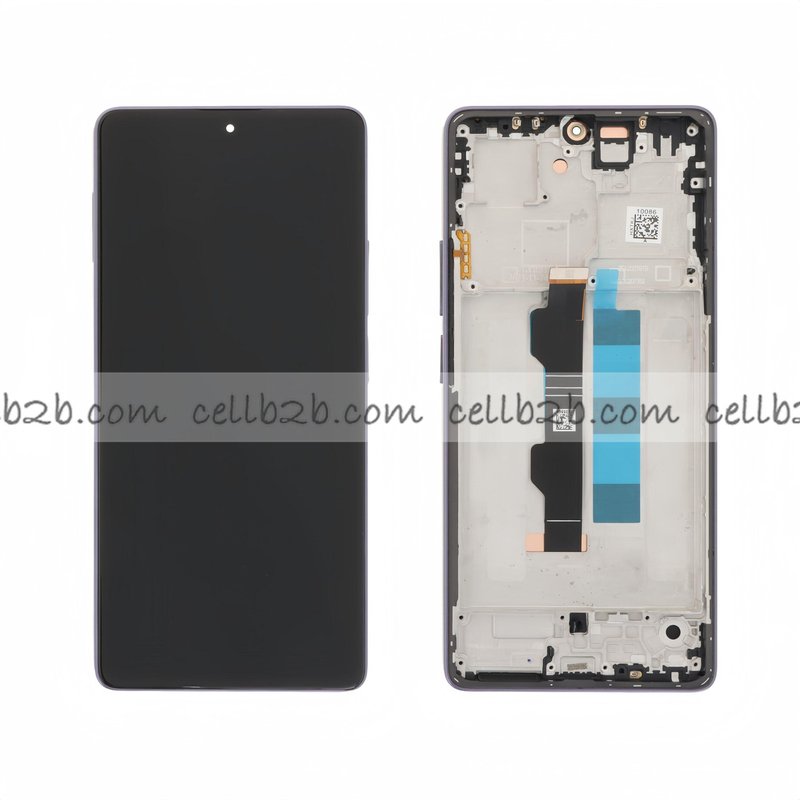 *Pantalla Xiaomi Redmi Note 13 Pro 4G / Poco M6 Pro 4G 2024 Lila Con Marco Completa LCD+Táctil SERVICE PACK