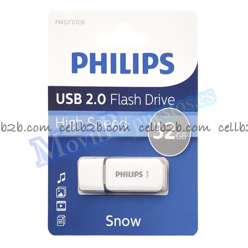 *PHILIPS 32GB Memoria USB 2.0 Flash Drive up to 100MB/s