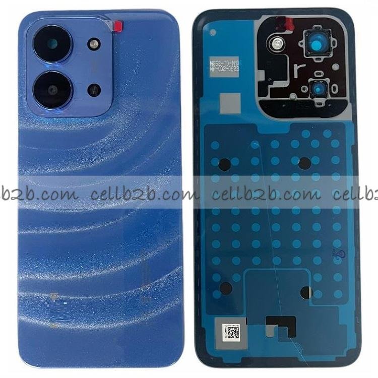 Tapa Trasera para Xiaomi Redmi 15C (25078RA3EE) Azul (BIG COVER) ORI CON LENTE