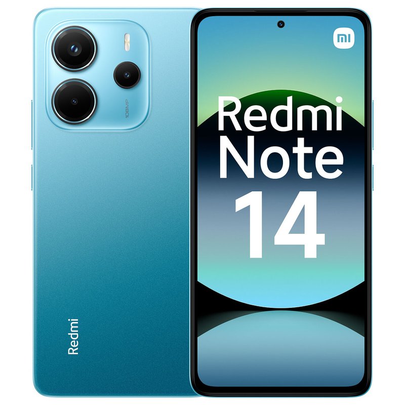 *Móvil Xiaomi Redmi Note 14 4G 8+256GB Azul