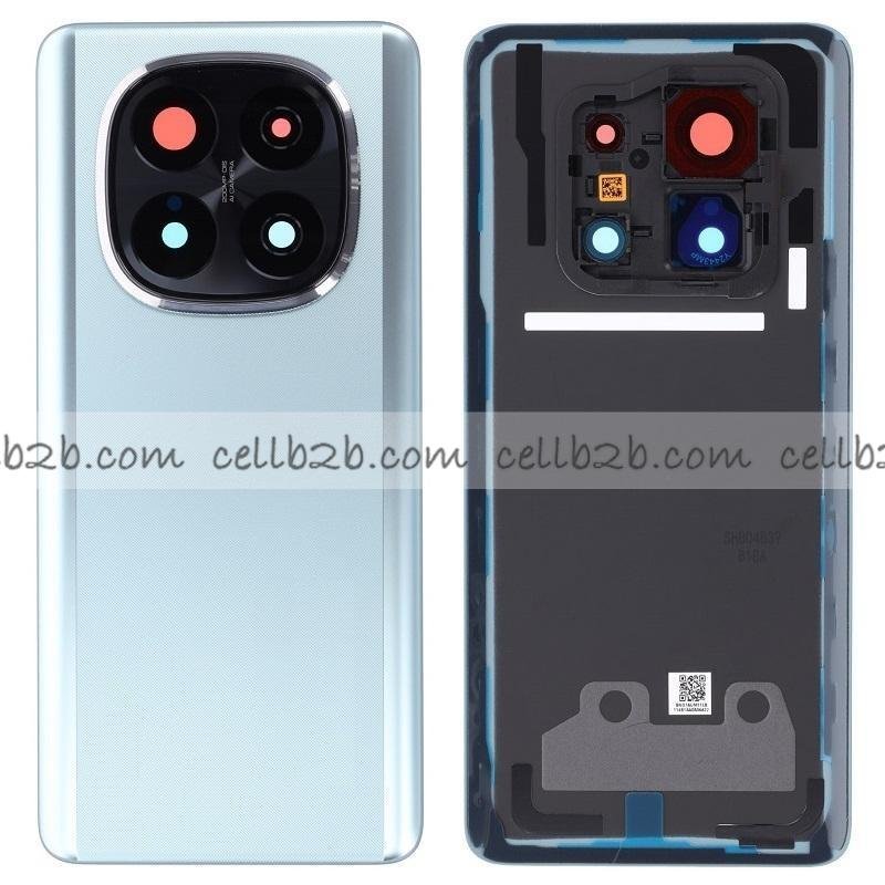 Tapa Trasera para Xiaomi Redmi Note 14 Pro Plus 5G Azul CON LENTE