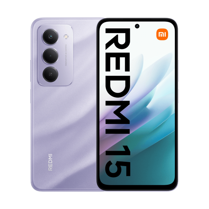 *Móvil Xiaomi Redmi 15 4G 256GB Lila