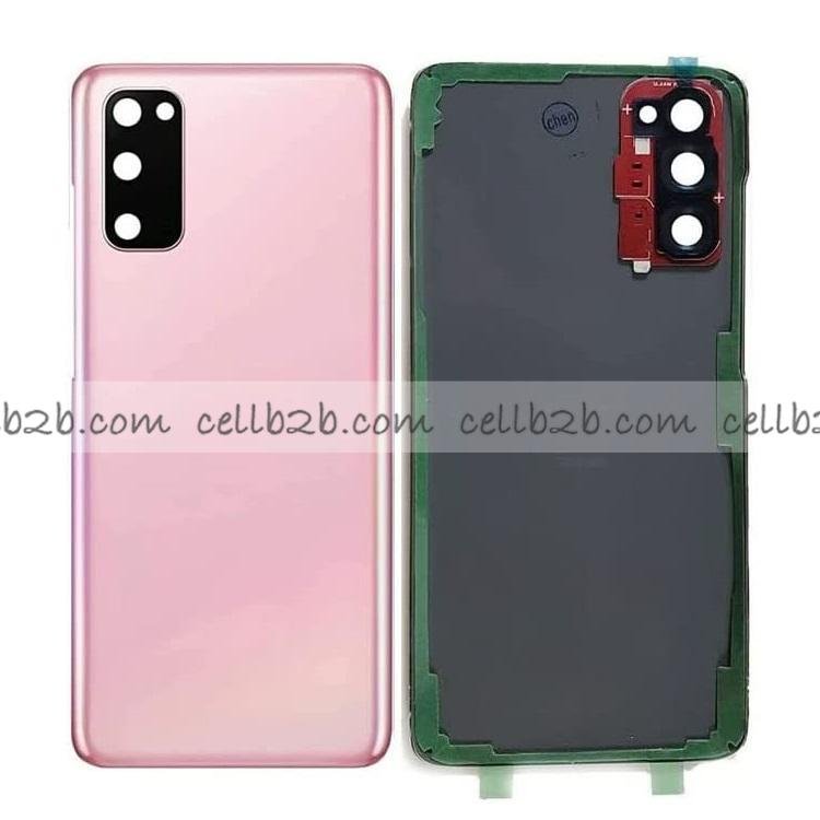 Tapa Trasera para Samsung S20 G980 Rosa CON LENTE
