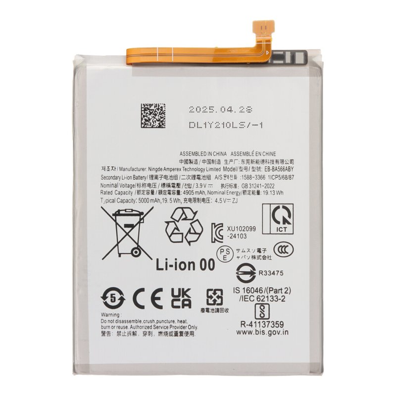 Batería EB-BA566ABY para Samsung Galaxy A36 5G A366B / A56 5G A566B
