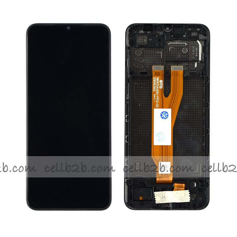 Pantalla Samsung Galaxy A03 Core A032F Negra Con Marco Completa Original