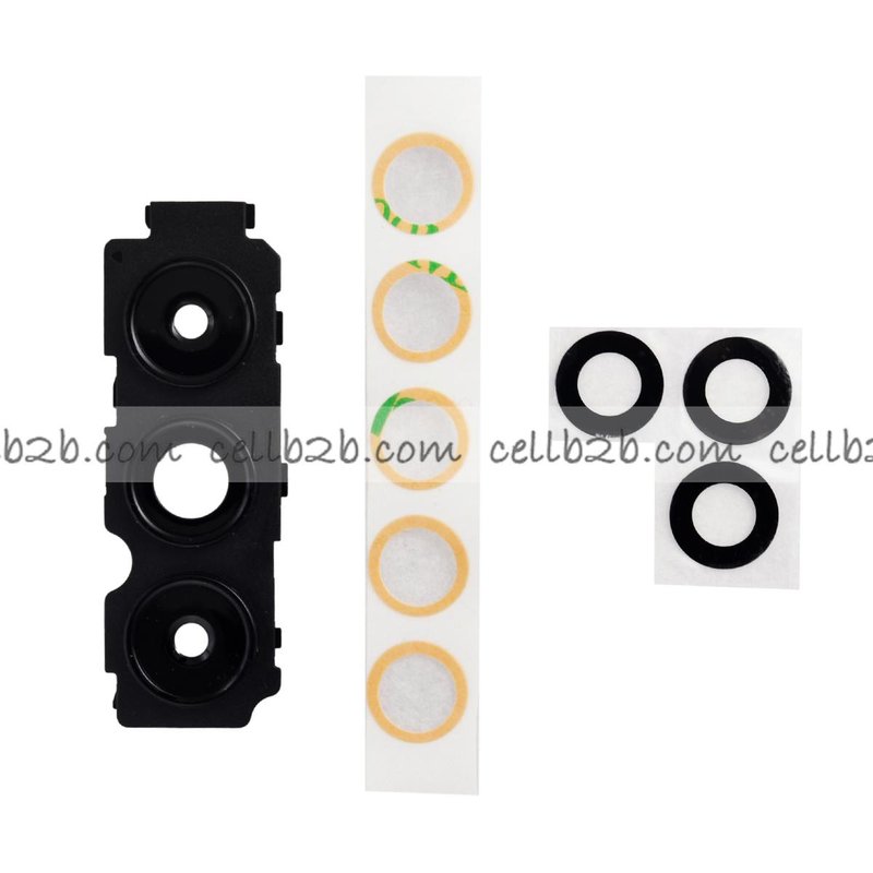 Cristal Cámara + Marco para Samsung A04S A047F Negro