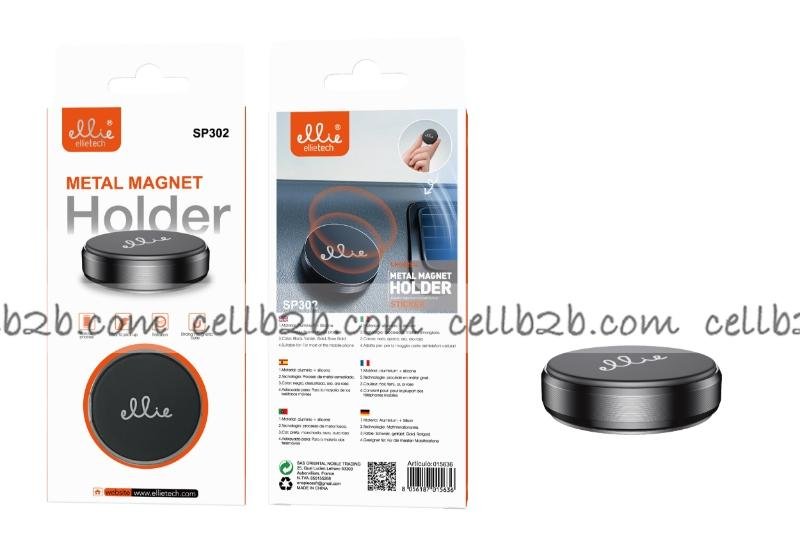 Ellietech SP302 Soporte Metal Magnetico para Movil