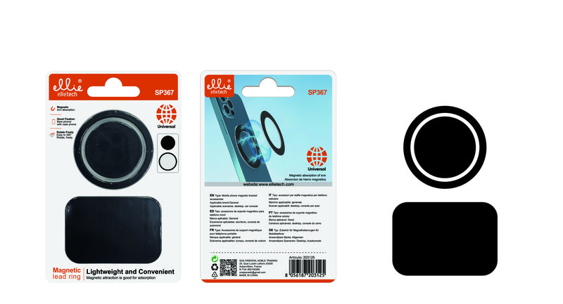 Ellietech SP367 Anillo Magnético Universal para Movil