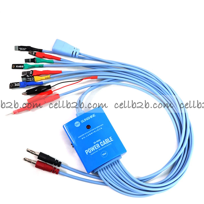 SUNSHINE SS-905A Cable para Activación Batería iPhone 5 ~ 12 Pro Max