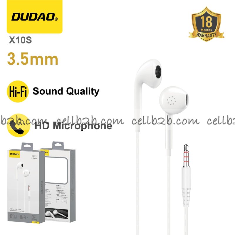 *Auriculares intrauditivos con cable 3.5 mm - DUDAO X10S
