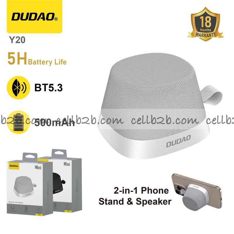 *Altavoz Bluetooth con Soporte Magnético, Diseño Multifunción, Conexión Estable, Sonido Hi-Fi-DUDAO Y20