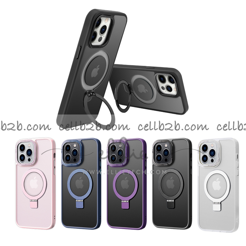 Funda Suave Magsafe con Soporte YADUN para iPhone 16 Pro