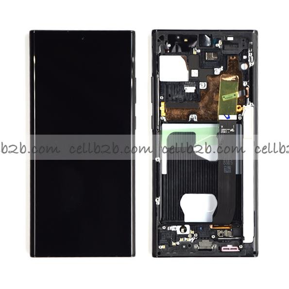 *Pantalla Samsung Galaxy Note 20 Ultra 4G/5G N985/N986 Negra con Marco SIN Cámara Completa Original SERVICE PACK