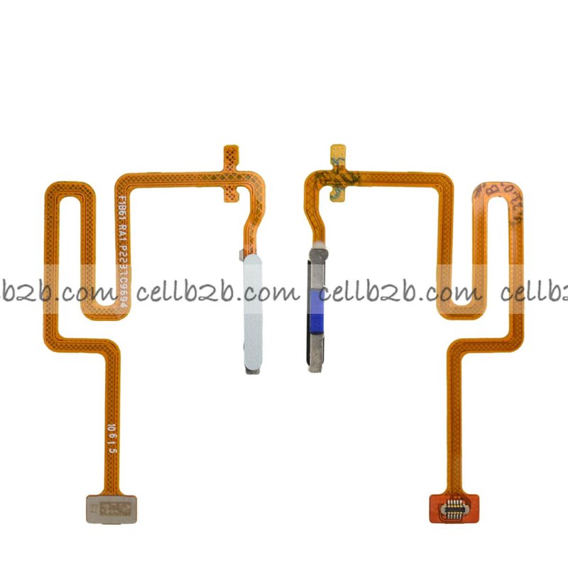 Cable Flex con Lector de huella para Realme C31 Blanco