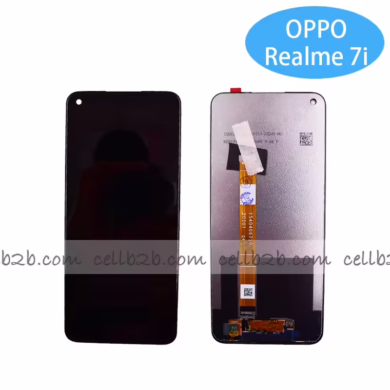 *Original Pantalla OPPO A53 / A53S / A32 / A33 / Realme 7i / OnePlus N100 4G (2020) Negra Completa LCD+Táctil SERVICE PACK